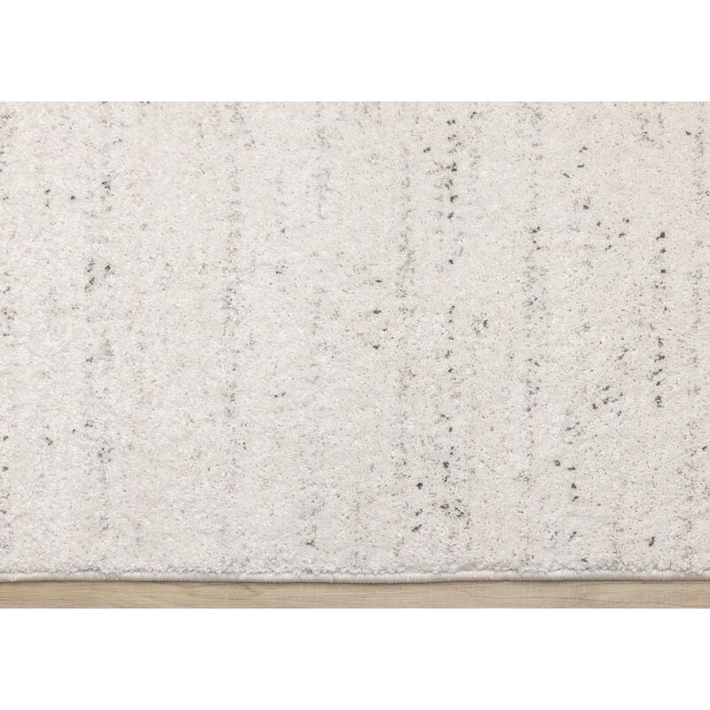 Novelle Home Sakura White Grey Speckled Area Rug, 5'3 x 7'7 image number 2