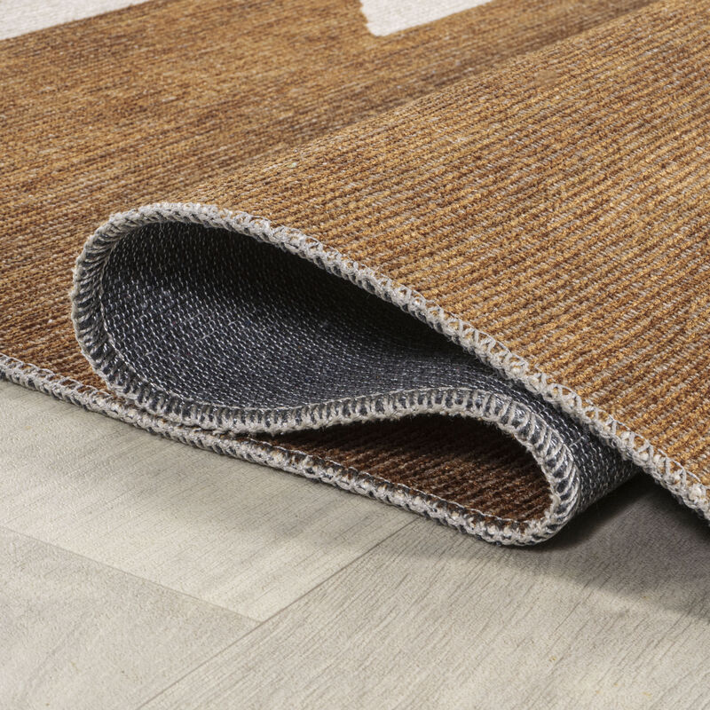 Chayton Minimalist Geometric Machine-Washable Indoor Area Rug