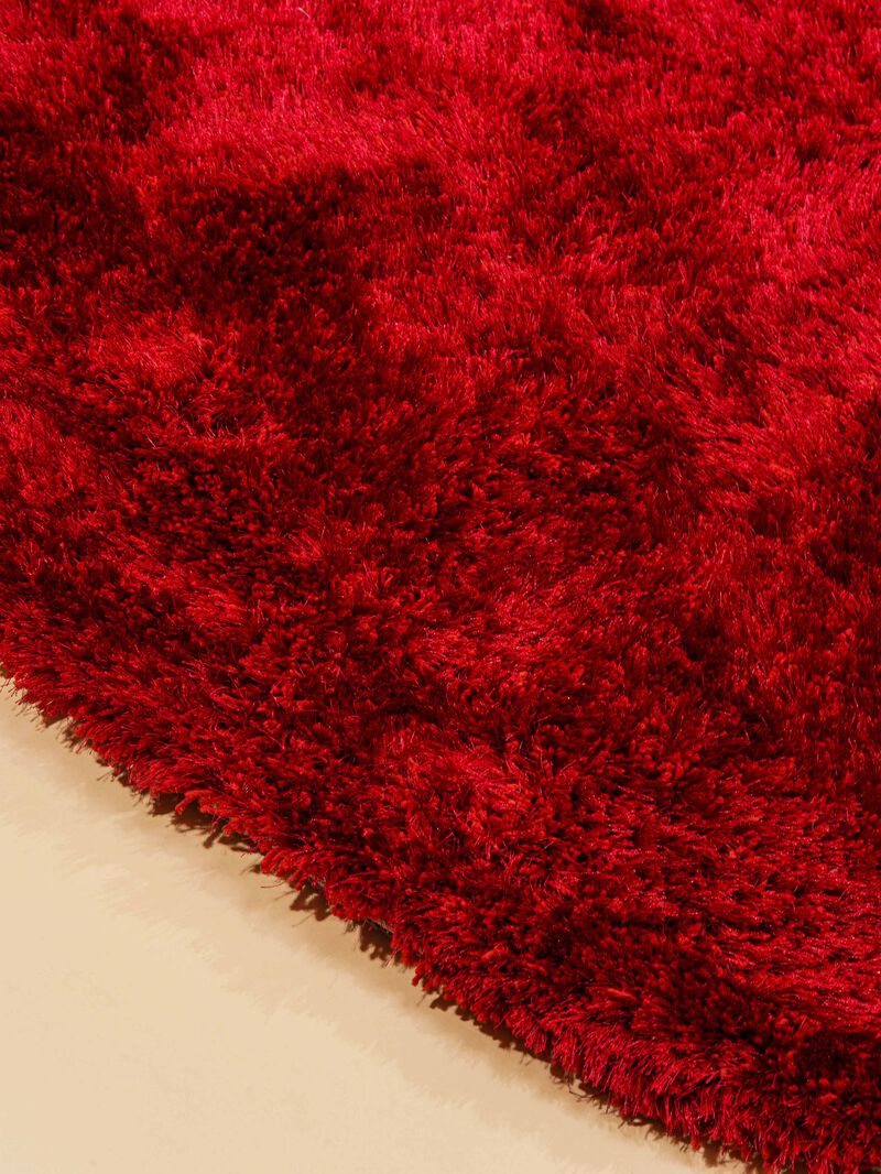 RUGSOTIC CARPETS HAND TUFTED SHAG POLYESTER ECO-FRIENDLY AREA RUGS - Contemporary Modern Design, High Pile Thick Handmade Anti Skid Rugs for Living Room K00003 image number 3