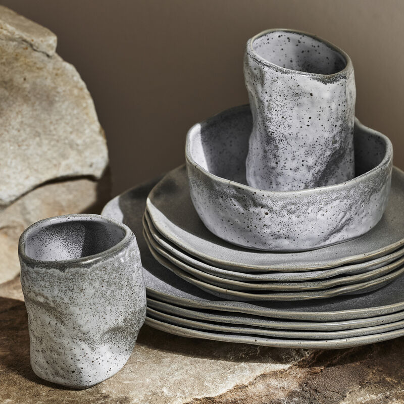 Stone by Mercer Project ATIK Stoneware 32 Piece Dinnerware Set
