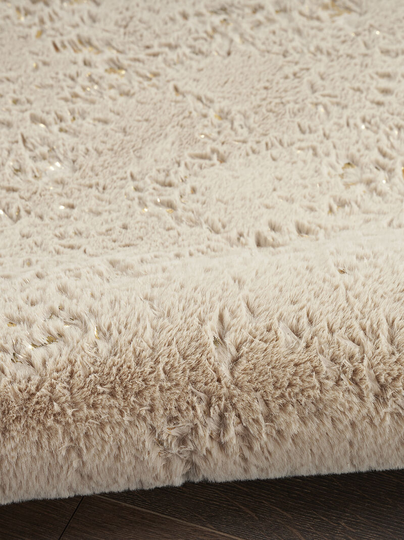 Cozy Shimmer CSH01 Beige/Gold 7'9" x 9'9" Rug