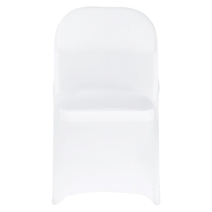 150PCS Stretch Chair Covers, Polyester Spandex Slipcovers for Wedding Banquet Chairs
