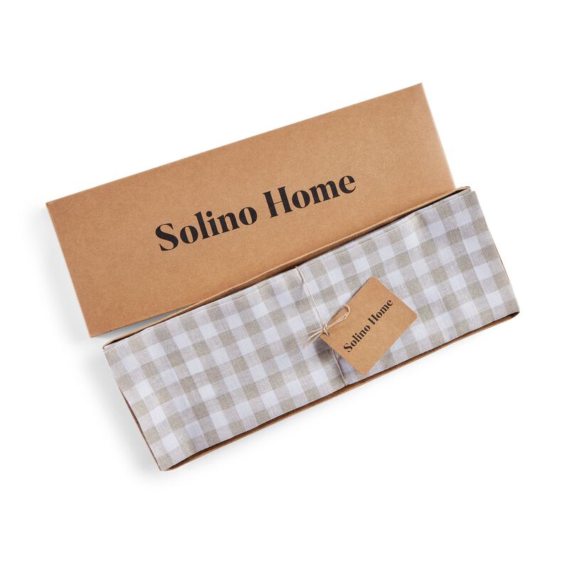 Linen Placemats - Gingham Check