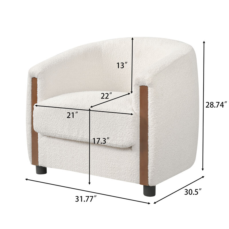Glucub Barrel Accent Chair image number 6