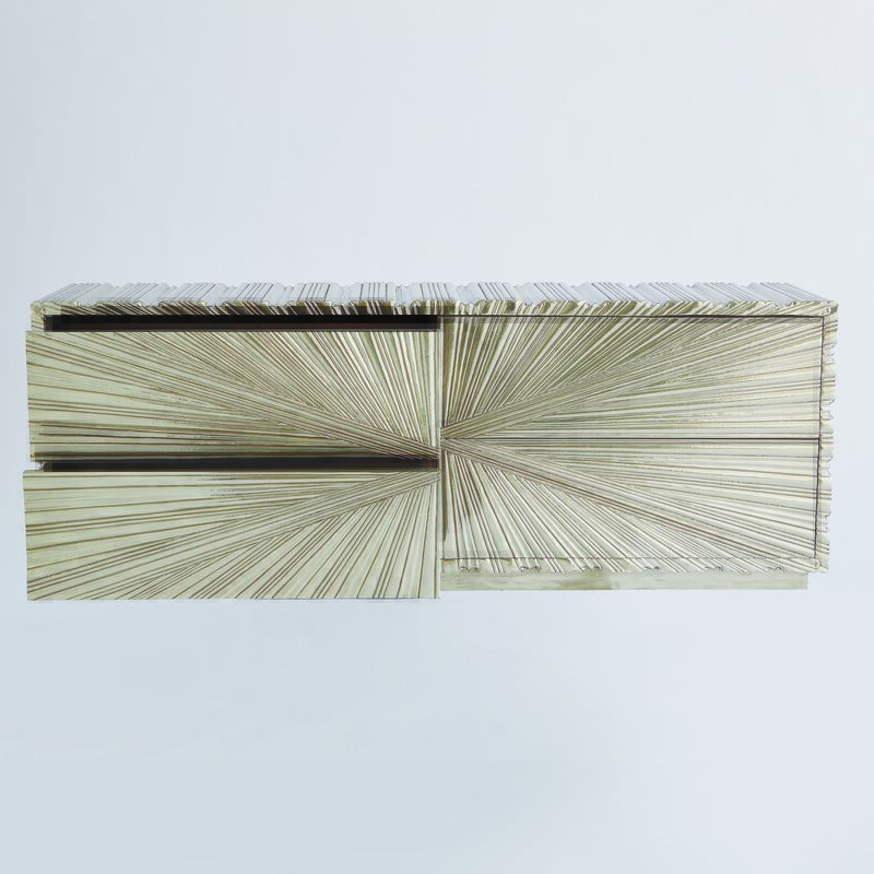 Linenfold Cabinet-Silver