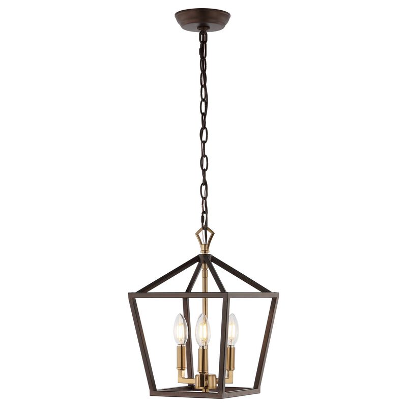 Ojai Iron Classic Modern Lantern LED Pendant