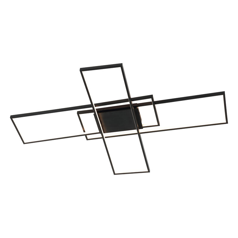 Palco Contemporary Minimalist Metal Adjustable Dimmable Geometric Integrated LED Flush Mount