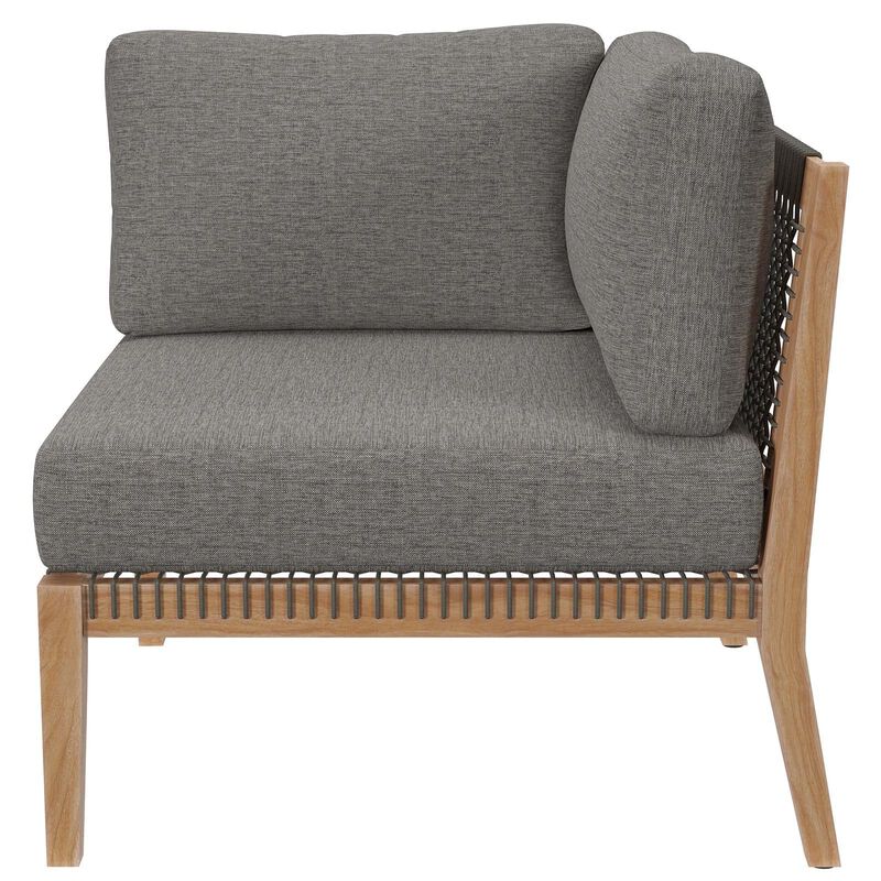 Modway Clearwater Love Seats, Loveseat, Gray Graphite image number 4