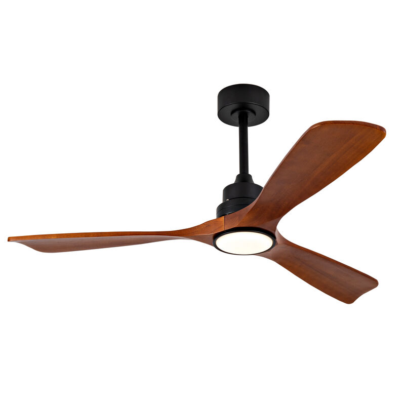 ELEMENT ACE 52 Inch Reversible DC Motor Ceiling Fan with Integrated Adjustable Brightness LED Light and Remote Control Ideal for Living Room Bedroom Indoor Use image number 3