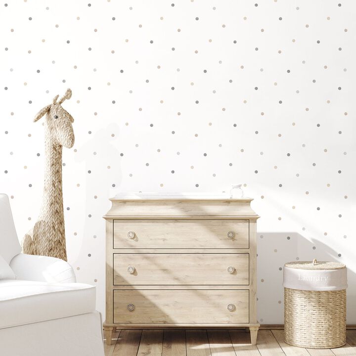 Tiny Tots 2 Dots Beige Wallpaper G78365
