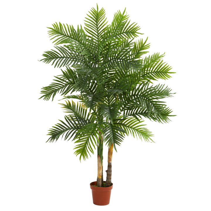 Nearly Natural 5-ft Areca Palm Artificial Tree (Real Touch)