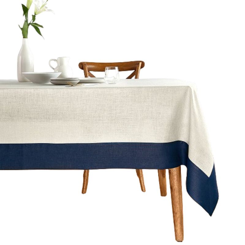Solino Home 100% Pure Linen Tablecloth - Contempo