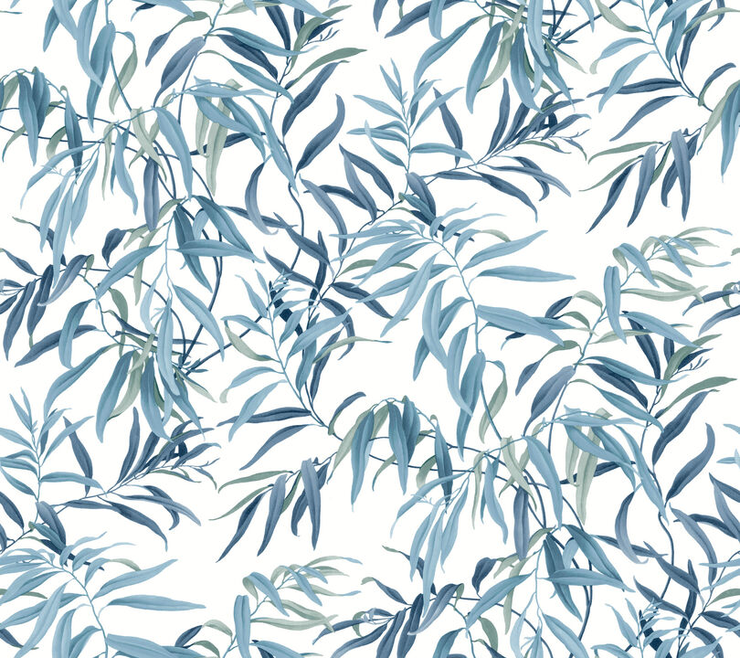 Willow Grove Sky Blue Wallpaper