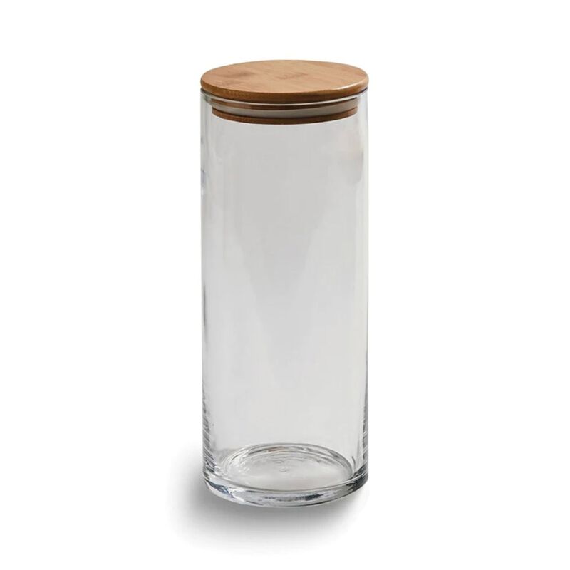 Large Round Glass Container image number 0