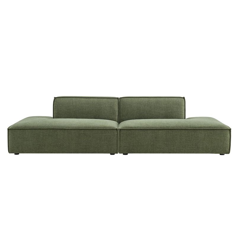 Restore 2-Piece Performance Fabric Upholstered Modular Loveseat image number 4