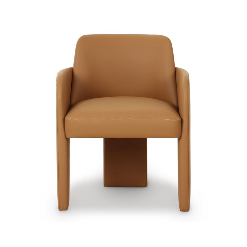 Leo Black Performance Vegan Leather Dining Chair