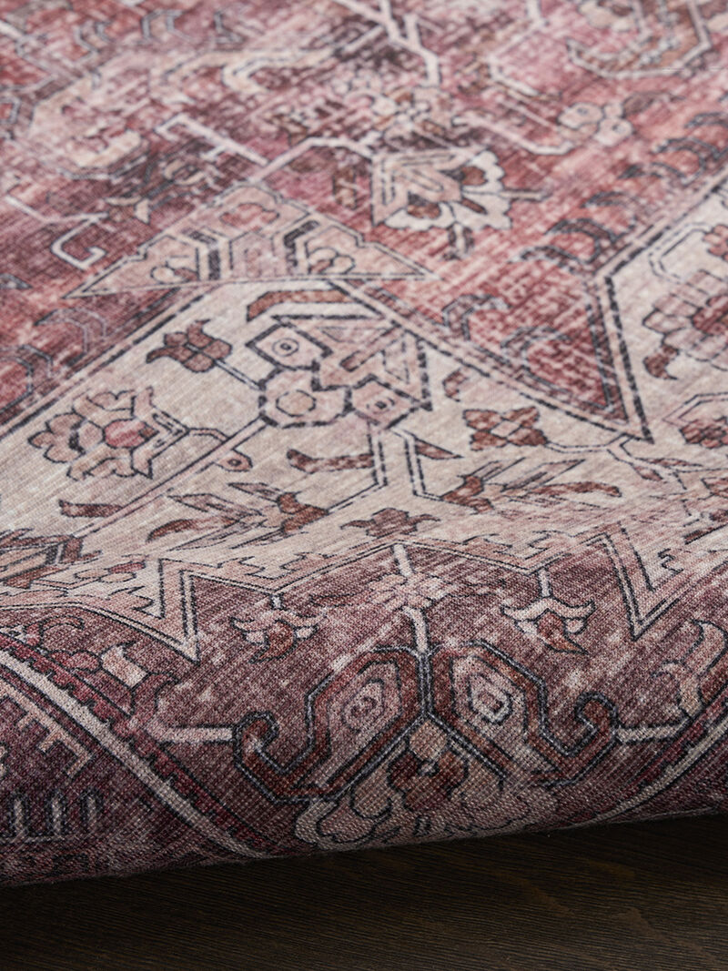 Nourison Washables NWB15 Red 5'2" x 7' Rug image number 6