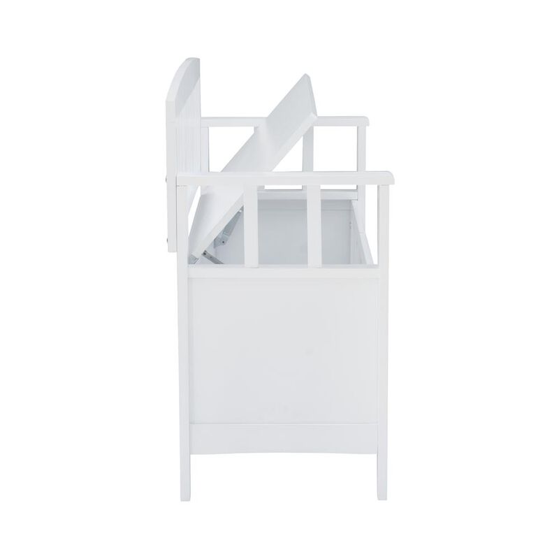 Linon Cynthia Storage Bench White image number 5