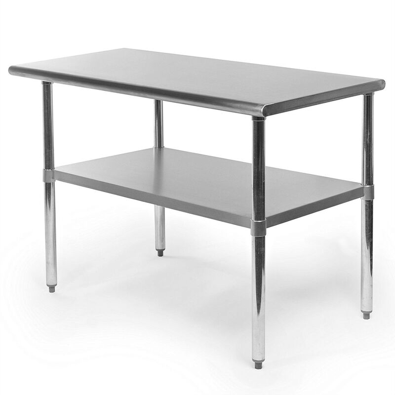 Commercial Grade Stainless Steel Work Table for Kitchen Food Preparation