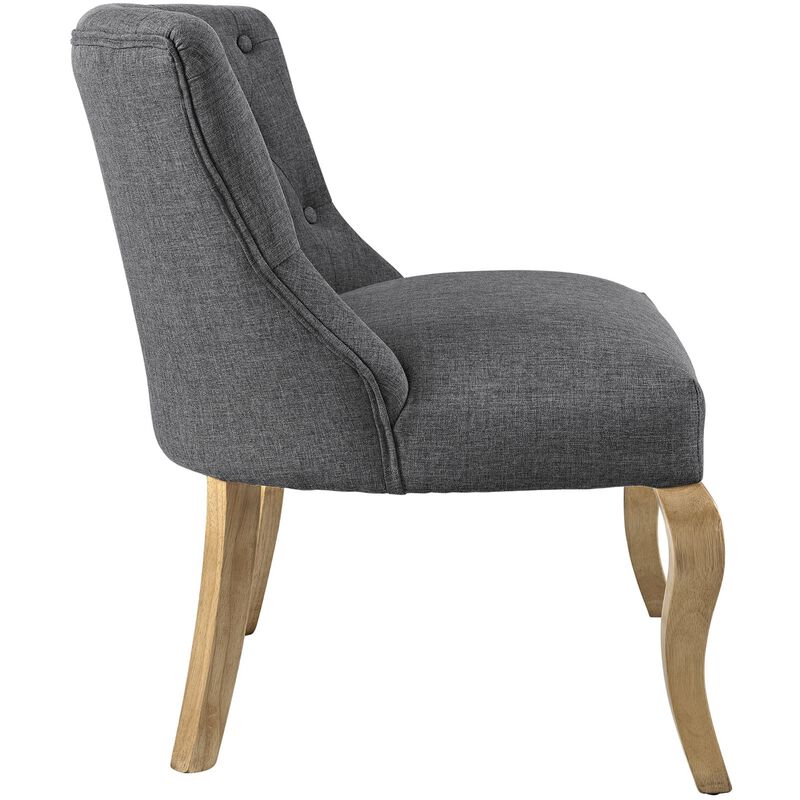 Modway Royal Fabric Armchair, Gray
