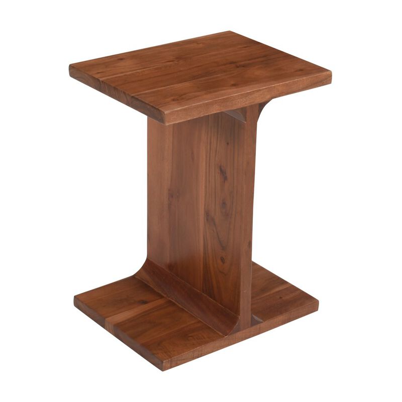 Jofran Idiom Solid Wood Modern Accent End I-Table