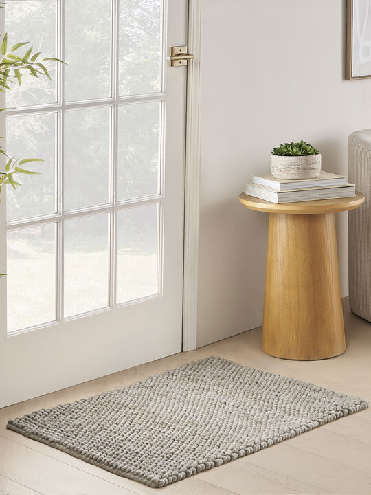 Pure Knots KNT01 Gray 4' x 6' Rug