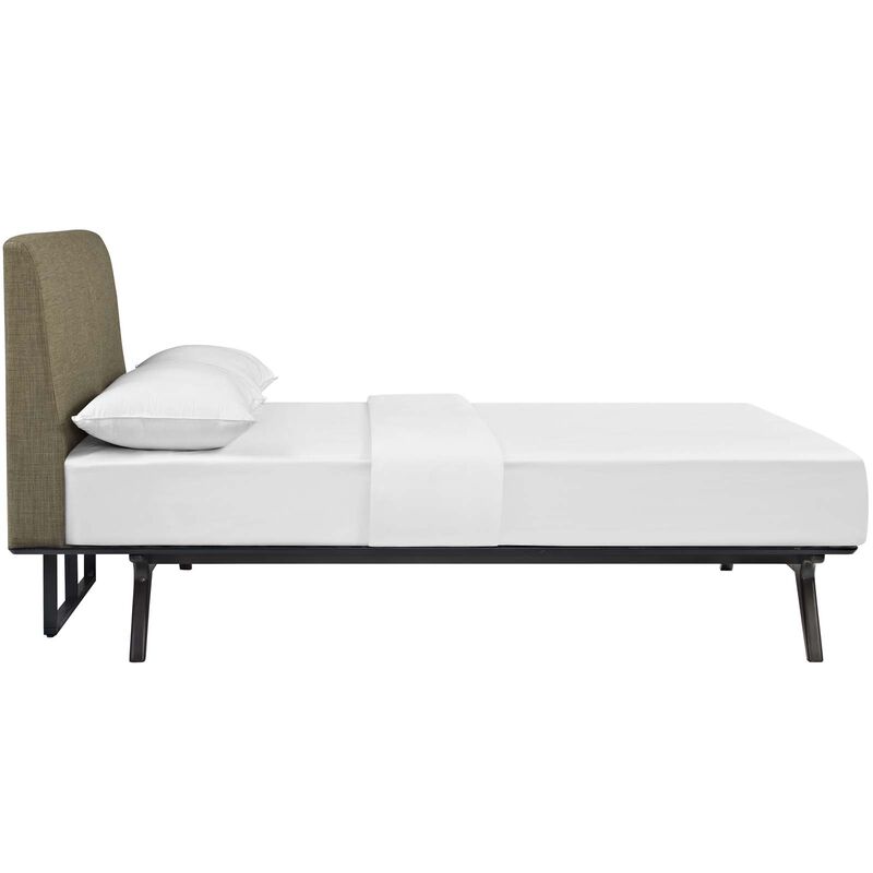 Modway - Tracy Queen Bed Cappuccino image number 3