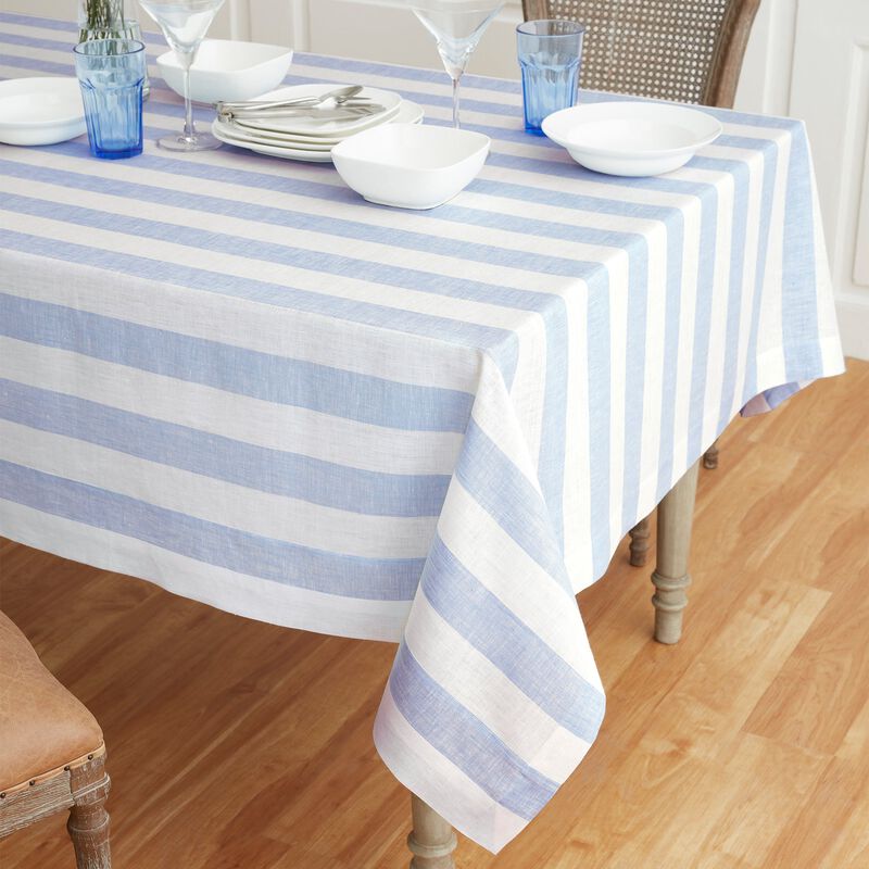 Linen Tablecloth - Cabana Stripe image number 1
