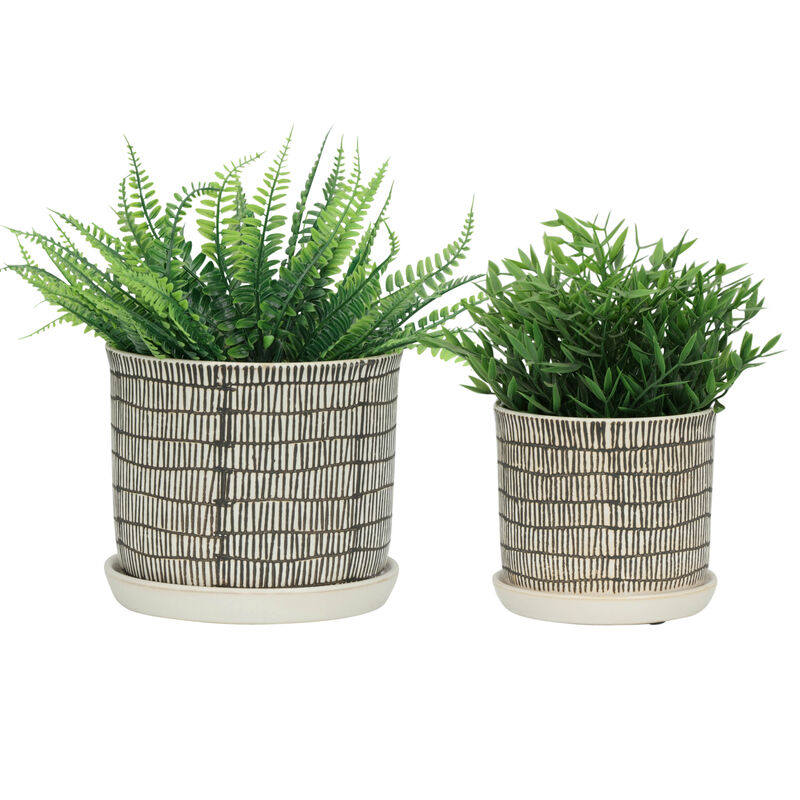 S/2 Ceramic 6/8" Planter image number 1