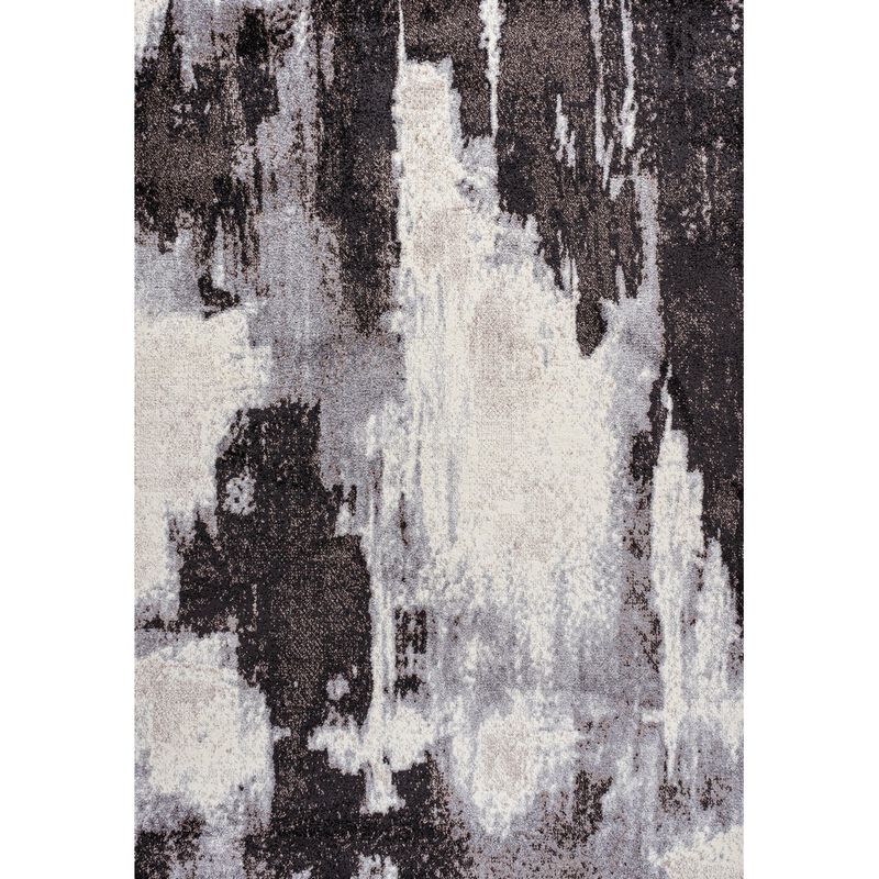 Zoe Contemporary Bohemian Abstract Marble Area Rug