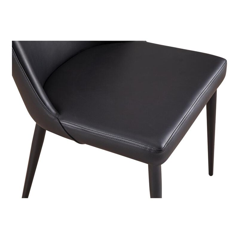 Moe&rsquo;s Lula Dining Chair Black Vegan Leather-M2 image number 2