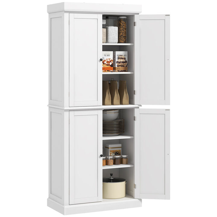 Hivvago Kitchen Cabinet with Doors and Pantry Storage Shelves