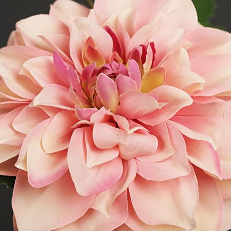 5 Pack Artificial Dahlia Flower Stems Long Stem Wedding Centerpiece Decor image number 3