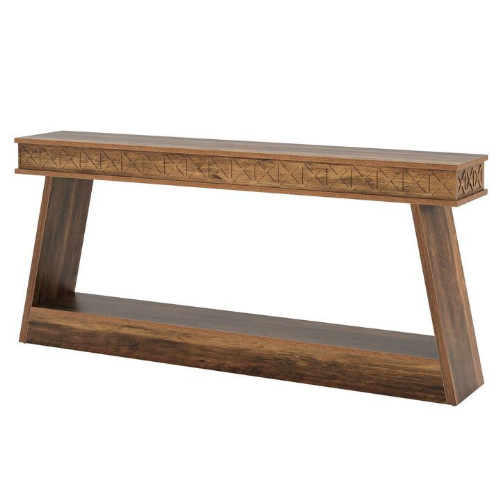 Tribesigns Farmhouse Wood Console Table