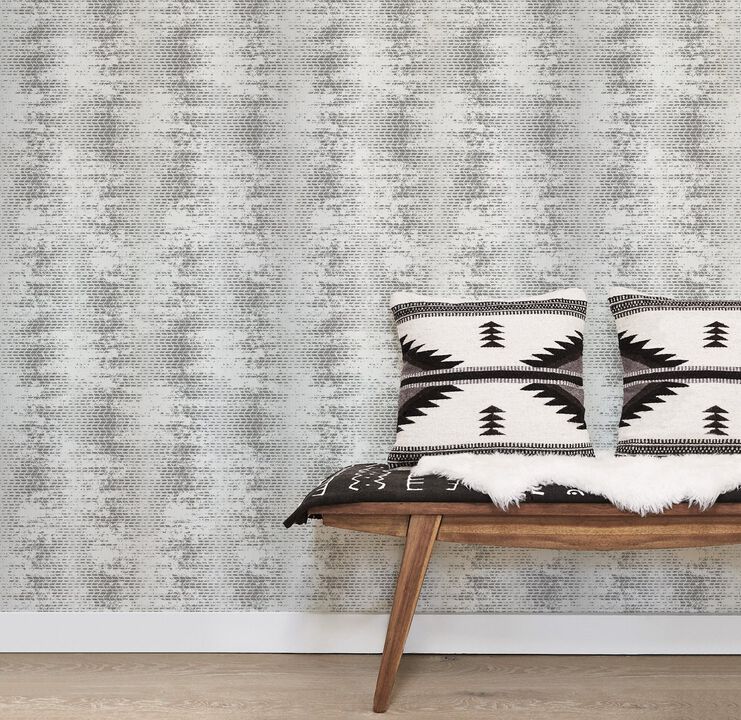 Bazaar Bazaar Weave Silver Grey Wallpaper G78288
