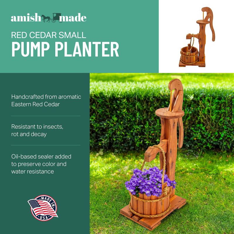 American Furniture Classics Small Pump Planter image number 4