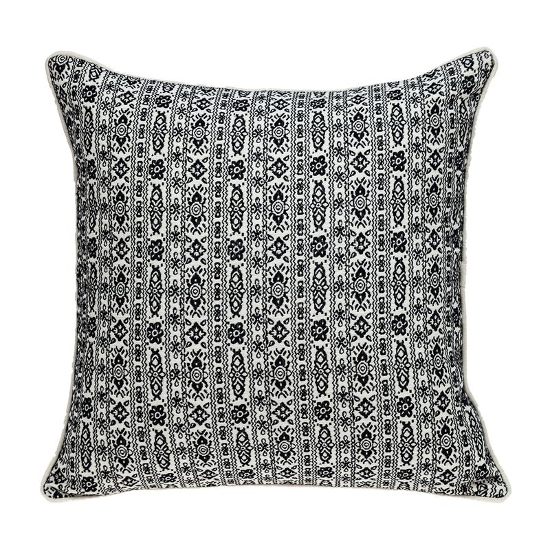 20" Ivory Transitional Throw Pillow