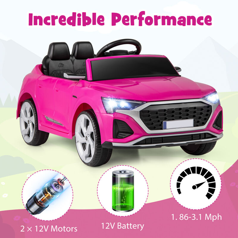 Electric Kids Ride On Car with 12V Battery Remote Control and 3 Speeds image number 4