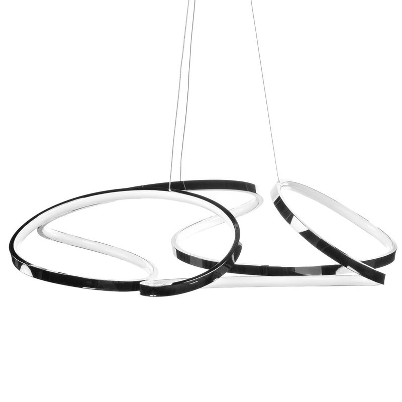 Suzhou Chandelier Chrome Finish Metal Integrated LED Dimmable