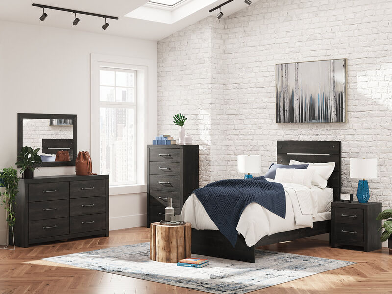 Delmorta Twin Panel Bed