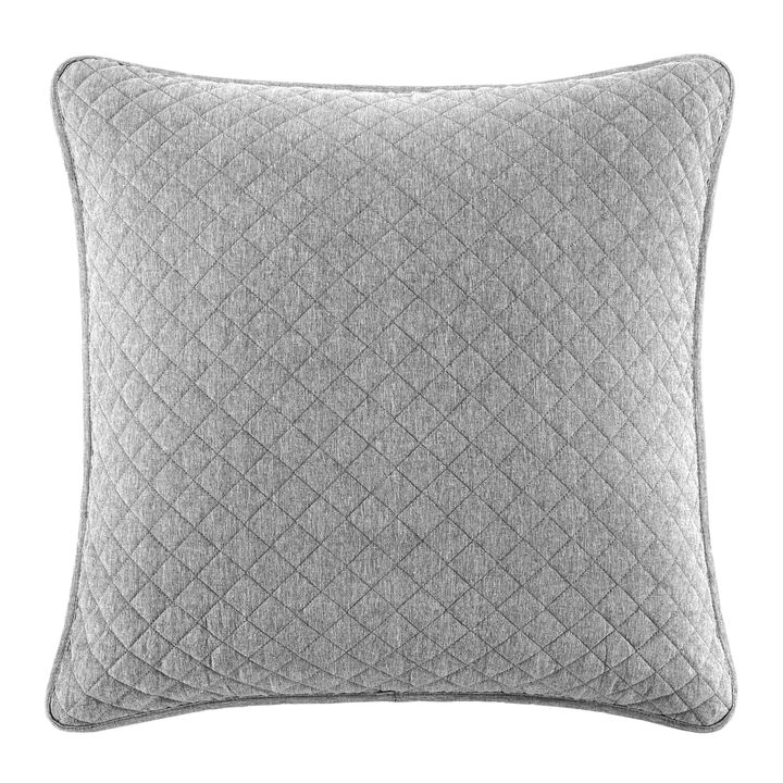 Anna Gray Quilted Euro Sham