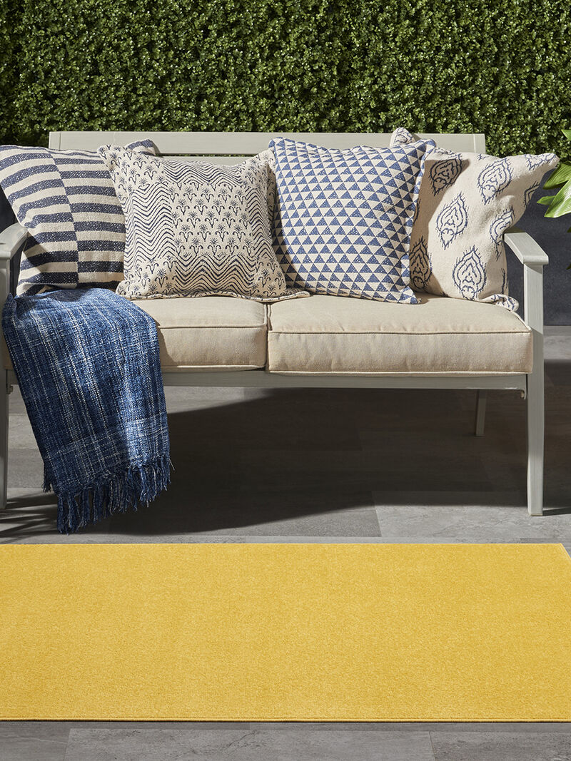 Nourison Essentials NRE01 Yellow 3' x 5' Rug