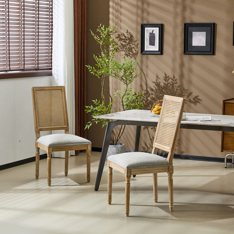 Merax French Country Dining Chairs Set of 2