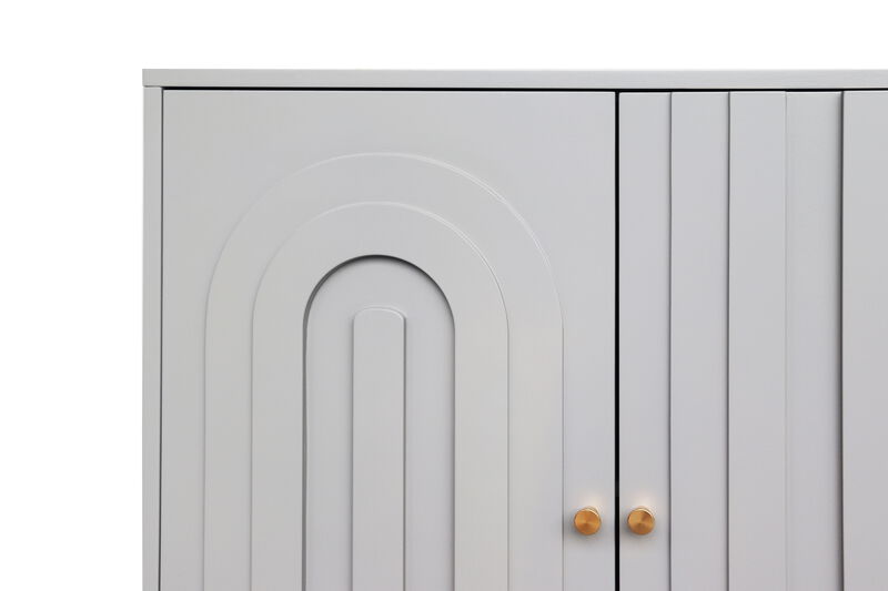Gitvuk Wooden Cabinet Sideboard image number 6