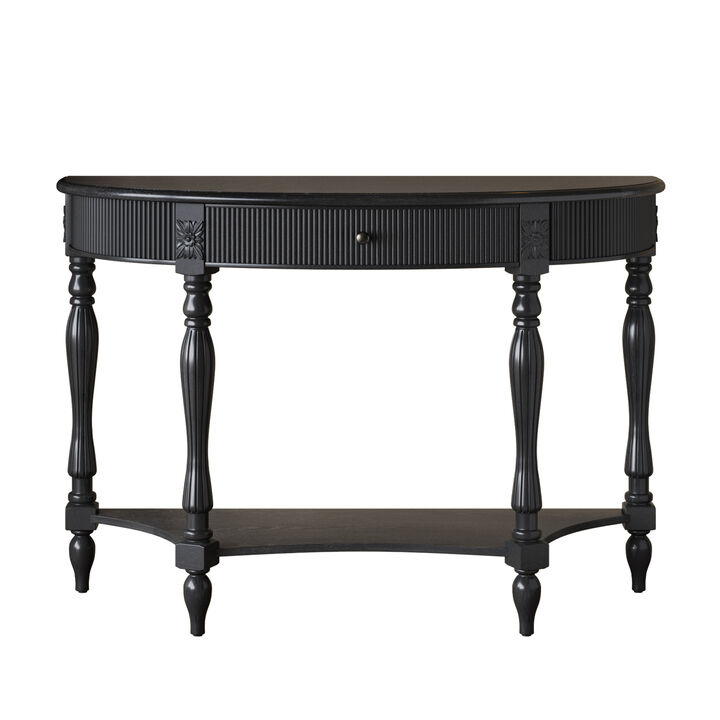Muxtur Half Moon Console Table