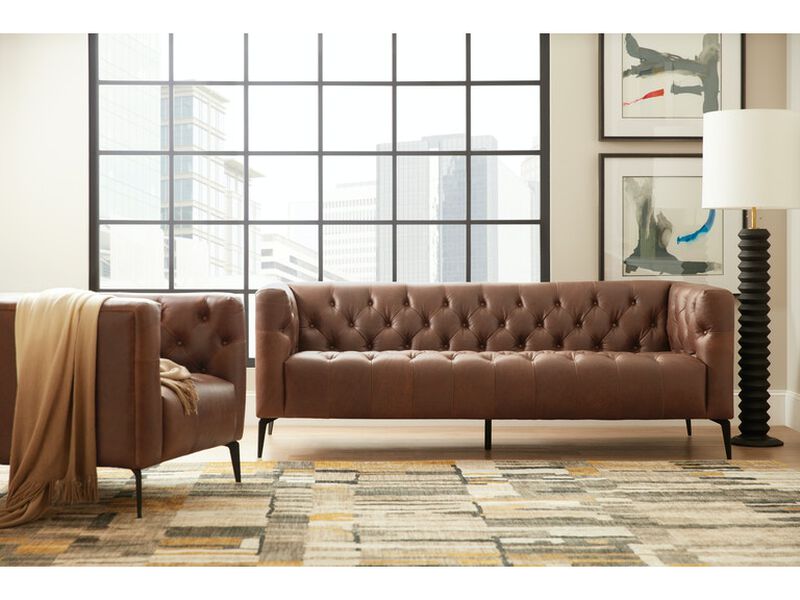 Nicolla Leather Sofa