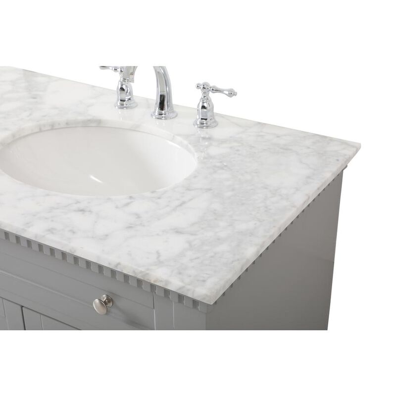 Elegant Kitchen and Bath 72 inch double bathroom vanity in Grey
