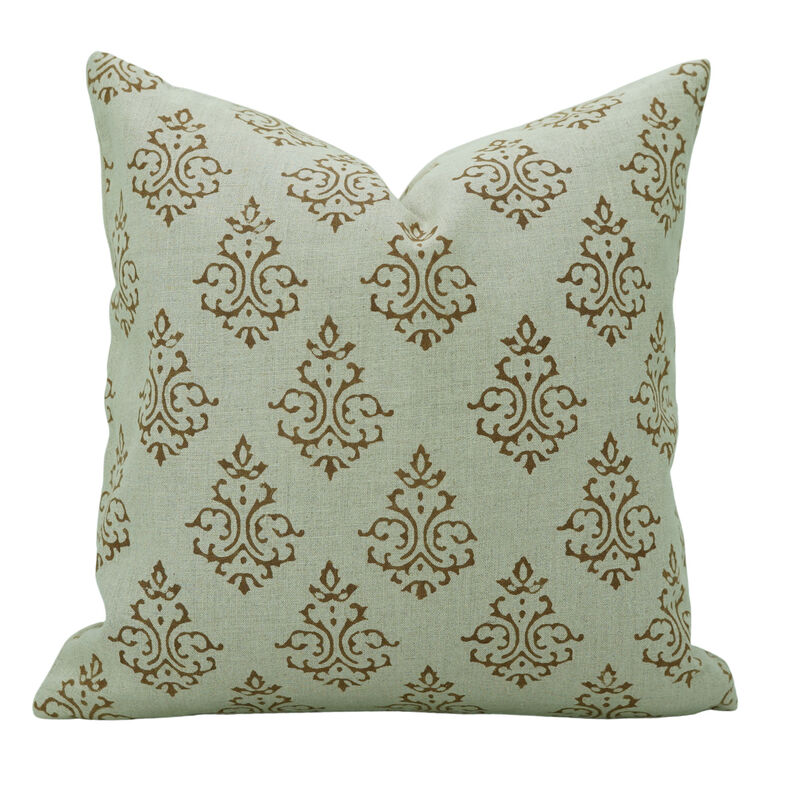 Handmade Linen Sofa Pillow Cover Boho Throw Cushion image number 0