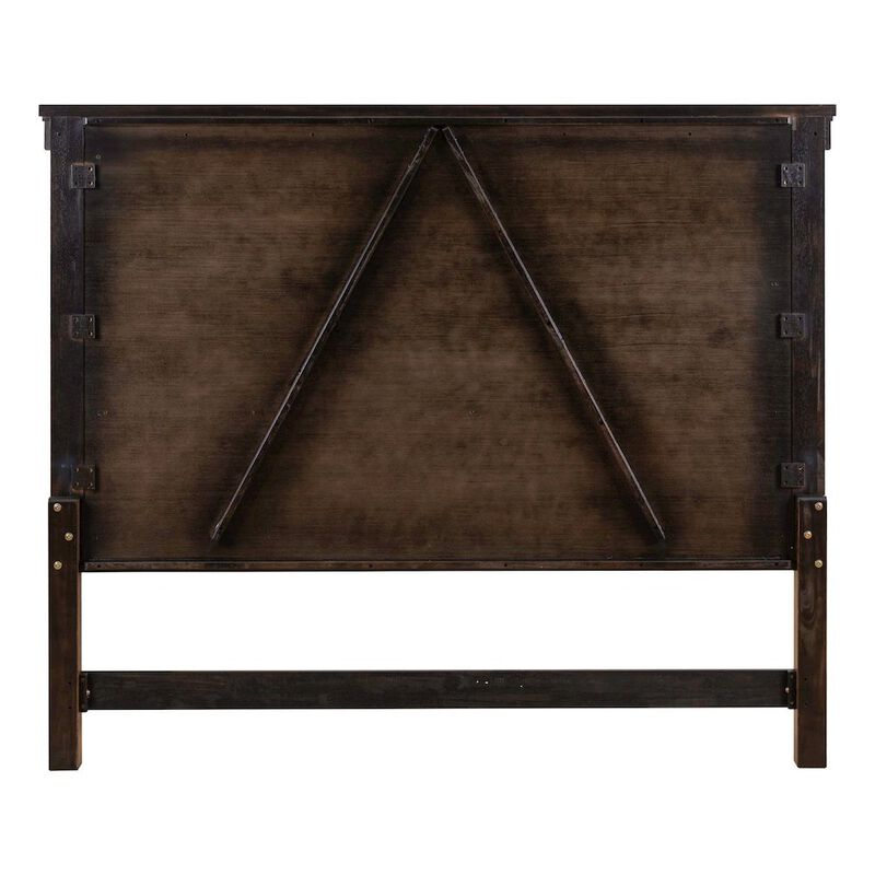Liberty Furniture Carolina Park King Panel Headboard for Bed Frame Transitional - Amber Brown image number 4