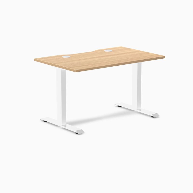Desky Zero Scalloped Laminate Office Desk image number 0